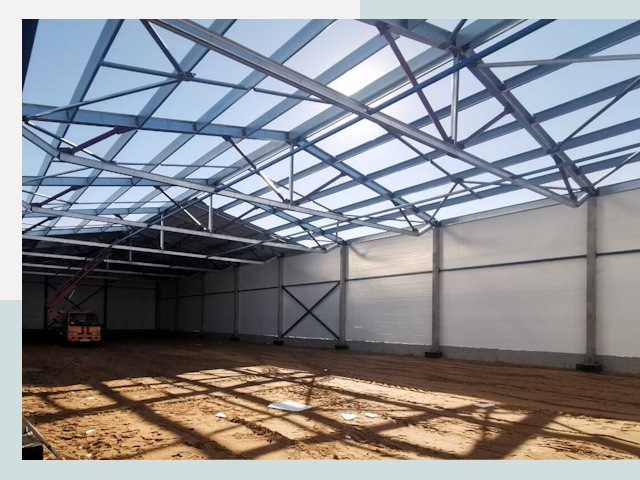 Строительство сенохранилищ в Ахтубинске