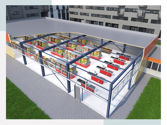 Строительство магазинов в Ахтубинск от 621 руб. за м²