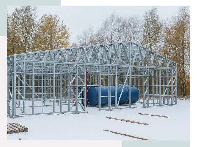 Металлические ангары в Ахтубинске