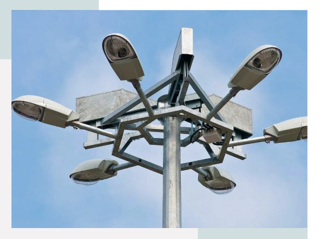 Монтаж осветительных мачт в Ахтубинске